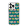 スリムプロテクションケース［ ELLE - Cat Pattern - グリーン ］