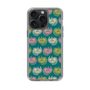 スリムプロテクションケース［ ELLE - Cat Pattern - グリーン ］