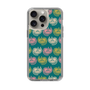 スリムプロテクションケース［ ELLE - Cat Pattern - グリーン ］