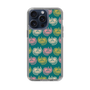 スリムプロテクションケース［ ELLE - Cat Pattern - グリーン ］
