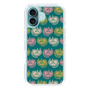 スリムプロテクションケース［ ELLE - Cat Pattern - グリーン ］