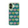 スリムプロテクションケース［ ELLE - Cat Pattern - グリーン ］