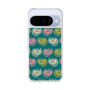 スリムプロテクションケース［ ELLE - Cat Pattern - グリーン ］