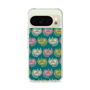 スリムプロテクションケース［ ELLE - Cat Pattern - グリーン ］