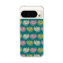 スリムプロテクションケース［ ELLE - Cat Pattern - グリーン ］