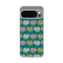 スリムプロテクションケース［ ELLE - Cat Pattern - グリーン ］