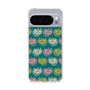 スリムプロテクションケース［ ELLE - Cat Pattern - グリーン ］