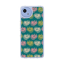 スリムプロテクションケース［ ELLE - Cat Pattern - グリーン ］