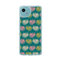 スリムプロテクションケース［ ELLE - Cat Pattern - グリーン ］