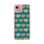 スリムプロテクションケース［ ELLE - Cat Pattern - グリーン ］