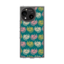 スリムプロテクションケース［ ELLE - Cat Pattern - グリーン ］