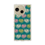 スリムプロテクションケース［ ELLE - Cat Pattern - グリーン ］