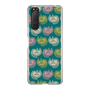 スリムプロテクションケース［ ELLE - Cat Pattern - グリーン ］