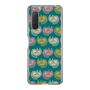 スリムプロテクションケース［ ELLE - Cat Pattern - グリーン ］
