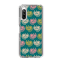 スリムプロテクションケース［ ELLE - Cat Pattern - グリーン ］
