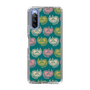 スリムプロテクションケース［ ELLE - Cat Pattern - グリーン ］