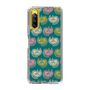 スリムプロテクションケース［ ELLE - Cat Pattern - グリーン ］