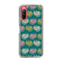 スリムプロテクションケース［ ELLE - Cat Pattern - グリーン ］