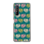 スリムプロテクションケース［ ELLE - Cat Pattern - グリーン ］