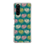 スリムプロテクションケース［ ELLE - Cat Pattern - グリーン ］
