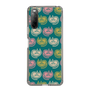 スリムプロテクションケース［ ELLE - Cat Pattern - グリーン ］