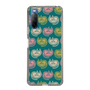 スリムプロテクションケース［ ELLE - Cat Pattern - グリーン ］