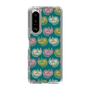 スリムプロテクションケース［ ELLE - Cat Pattern - グリーン ］
