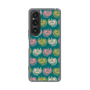 スリムプロテクションケース［ ELLE - Cat Pattern - グリーン ］