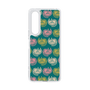 スリムプロテクションケース［ ELLE - Cat Pattern - グリーン ］