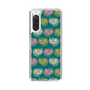 スリムプロテクションケース［ ELLE - Cat Pattern - グリーン ］