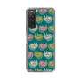 スリムプロテクションケース［ ELLE - Cat Pattern - グリーン ］