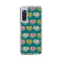 スリムプロテクションケース［ ELLE - Cat Pattern - グリーン ］