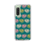 スリムプロテクションケース［ ELLE - Cat Pattern - グリーン ］