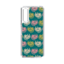 スリムプロテクションケース［ ELLE - Cat Pattern - グリーン ］