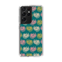 スリムプロテクションケース［ ELLE - Cat Pattern - グリーン ］