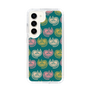 スリムプロテクションケース［ ELLE - Cat Pattern - グリーン ］