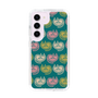 スリムプロテクションケース［ ELLE - Cat Pattern - グリーン ］