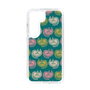 スリムプロテクションケース［ ELLE - Cat Pattern - グリーン ］