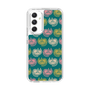スリムプロテクションケース［ ELLE - Cat Pattern - グリーン ］