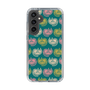 スリムプロテクションケース［ ELLE - Cat Pattern - グリーン ］