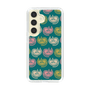 スリムプロテクションケース［ ELLE - Cat Pattern - グリーン ］