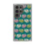 スリムプロテクションケース［ ELLE - Cat Pattern - グリーン ］