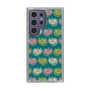 スリムプロテクションケース［ ELLE - Cat Pattern - グリーン ］