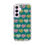 スリムプロテクションケース［ ELLE - Cat Pattern - グリーン ］