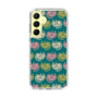 スリムプロテクションケース［ ELLE - Cat Pattern - グリーン ］