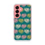スリムプロテクションケース［ ELLE - Cat Pattern - グリーン ］