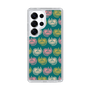 スリムプロテクションケース［ ELLE - Cat Pattern - グリーン ］