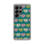 スリムプロテクションケース［ ELLE - Cat Pattern - グリーン ］