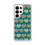 スリムプロテクションケース［ ELLE - Cat Pattern - グリーン ］