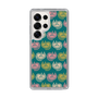 スリムプロテクションケース［ ELLE - Cat Pattern - グリーン ］